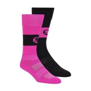 ProCat Puma Small Kids' Over the Knee Athletic Socks 2 Pair Pink Set & Black Set